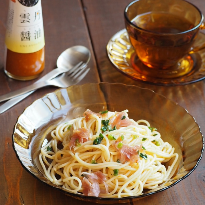 味付けコレだけ!雲丹醤油の和風パスタ